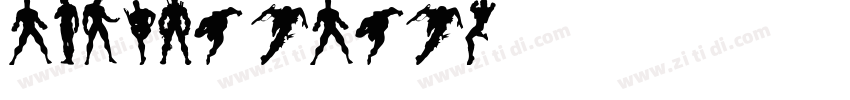 action sans字体转换